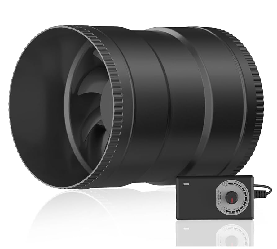 Amazon.co.jp: Hon&Guan ダクトファン 150mm 中間取付型【イン